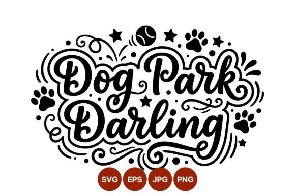Dog Park Darling Script Lettering