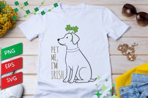 Pet Me I Am Irish Dog St Patricks Day