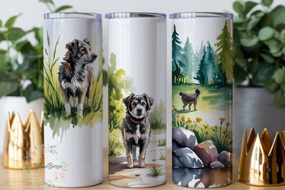 Shaggy Dog Forest 20oz Tumbler Wrap
